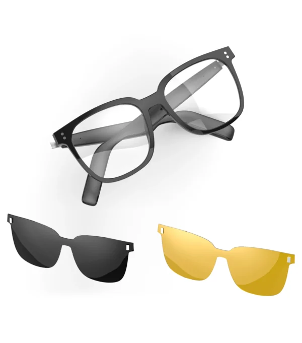 Ai Device Smart Glasses Music Play Control Sunglasses Smart Sunglass Glasses Earphones Earbuds Speaker Smart Glasses
