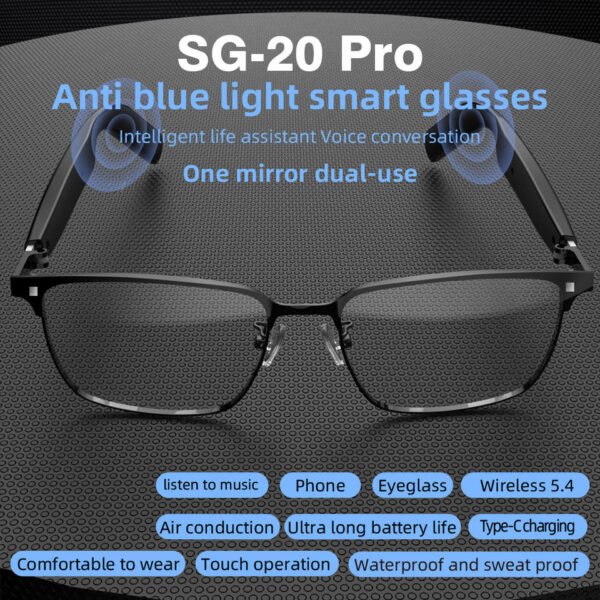 H12b6b404831641b5a692726513af0560k-2.jpg_960x960q80-2.jpg Smart Audio Glasses Open-ear Listening Ambient Sound Awareness Long Battery Life For Running And Commuting