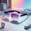 H13cba610d6b94f05a002731414a679fec.jpg_960x960q80.jpg Smart Glasses Bt5.4 Ai Translation Hands-free Calling Music Anti-blue Light Life Waterproof 50mah+50mah 1080p Smart Sunglasses