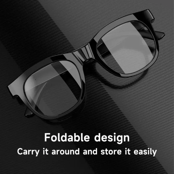 Smart Audio Glasses Bluetooth 5.4 Open Ear Wireless Earbuds Touch Control Hands Free Calling Sports Cycling Sunglasses