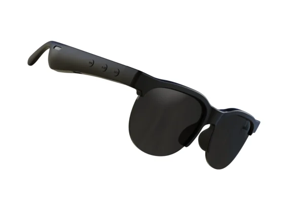 With Headphones Music Bt Lightweight Plastic Frame Smart Sunglasses For Cycling Cricket Bike Sports Use Smart Glasses