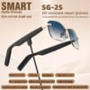Smart Glasses Wireless Open Ear Music Touch Control Ai Assistant Rechargeable Photo Remote Control Audio Eyewear