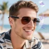 H52937445b14c4b14b1e669fdabdf17f7k-1.webp Smart Glasses Bt5.4 Ai Translation Hands-free Calling Music Anti-blue Light Life Waterproof 50mah+50mah 1080p Smart Sunglasses