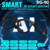 Ai Smart Audio Glasses Open Ear Bluetooth Earbuds Music Calling Touch Control Voice Assistant Translation Sports Sunglasses