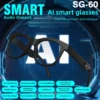 Ai Smart Audio Glasses Open Ear Bluetooth Earbuds Music Calling Touch Control Voice Assistant Translation Sports Sunglasses