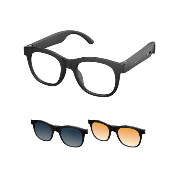 Ai Smart Audio Glasses Open Ear Bluetooth Earbuds Music Calling Touch Control Voice Assistant Translation Sports Sunglasses