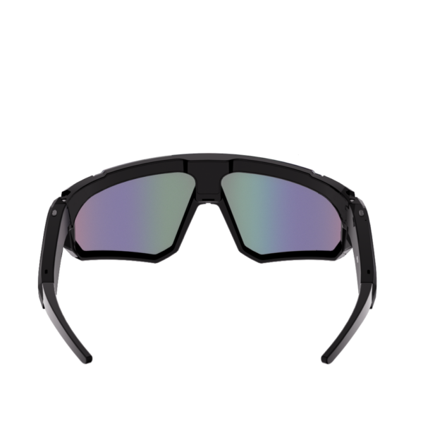 Ai Smart Camera Glasses 1200p Video Recording Anti Blue Light Ipx6 Waterproof Bluetooth Audio Voice Assistant Magnetic Charging