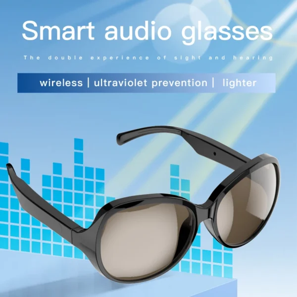 Bluetooth Smart Glasses Wireless Audio Sunglasses Ultraviolet Protection Stereo Call Music For Sports