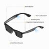 H82bcd5348e034e03abe3a16e2640d38fR.jpg_960x960q80.jpg Wireless Bt Glasses Smart Sunglasses Oem Anti-blue Light Cycling Sunglasses Day Night Cycling Music Speaker Smart Glasses