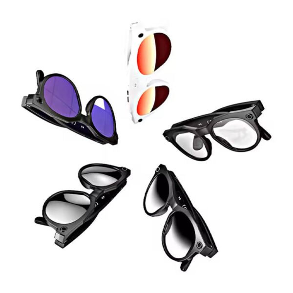 H84eda1dd5a78452ea8895907849fbfd3r-3.jpg_960x960q80-3.jpg Water-Resistant AI Camera Smart Glasses for Video & Bluetooth Calls