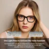 Smart Bluetooth Sunglasses Audio Glasses Music Hands-free Calls Blue Light Filtering Lenses Ai Voice Control Eyewear