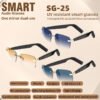Smart Glasses Wireless Open Ear Music Touch Control Ai Assistant Rechargeable Photo Remote Control Audio Eyewear