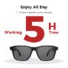 H94955f8c40b943fcbcce8471620f9d866.jpg_960x960q80.jpg Wireless Bt Glasses Smart Sunglasses Oem Anti-blue Light Cycling Sunglasses Day Night Cycling Music Speaker Smart Glasses