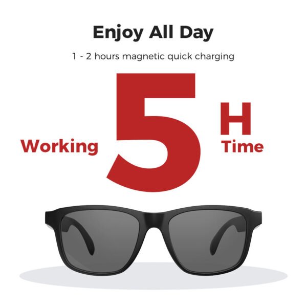 H94955f8c40b943fcbcce8471620f9d866.jpg_960x960q80.jpg Wireless Bt Glasses Smart Sunglasses Oem Anti-blue Light Cycling Sunglasses Day Night Cycling Music Speaker Smart Glasses