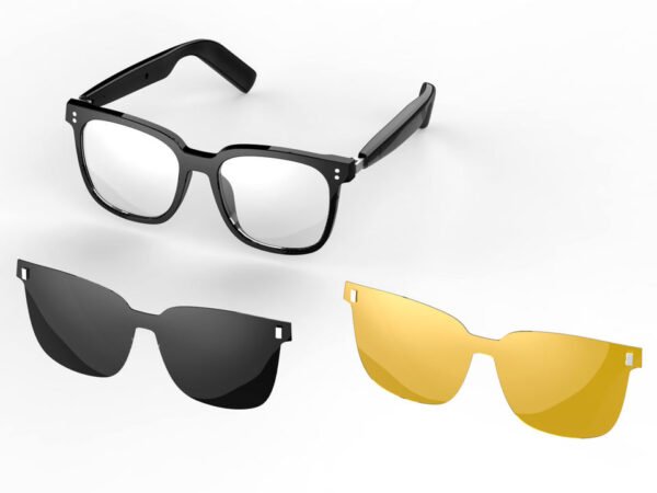 Ai Device Smart Glasses Music Play Control Sunglasses Smart Sunglass Glasses Earphones Earbuds Speaker Smart Glasses
