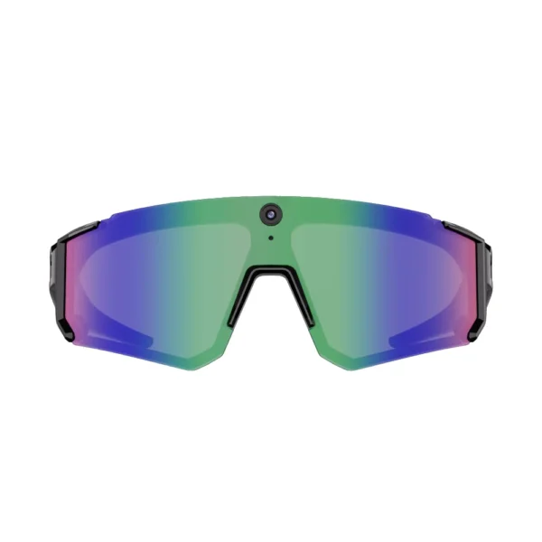 Ai Smart Camera Glasses 1200p Video Recording Anti Blue Light Ipx6 Waterproof Bluetooth Audio Voice Assistant Magnetic Charging