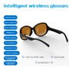 Windproof Smart Glasses For Driving Navigation Ai Audio Open Ear Headphones Bluetooth Calling Uv Protection Women Sunglasses
