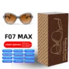 Windproof Smart Glasses For Driving Navigation Ai Audio Open Ear Headphones Bluetooth Calling Uv Protection Women Sunglasses