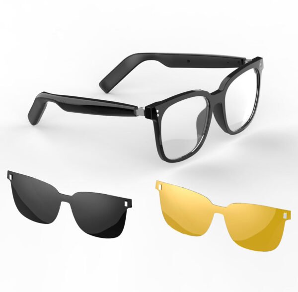 Ai Device Smart Glasses Music Play Control Sunglasses Smart Sunglass Glasses Earphones Earbuds Speaker Smart Glasses