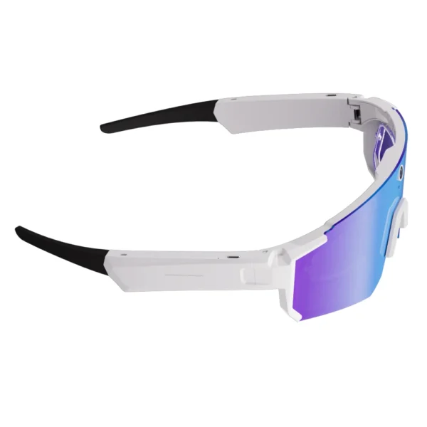 Ai Smart Cycling Glasses With Image Stabilization Bluetooth Calling Speaker Microphone Magnetic Charging Sports Sunglasses