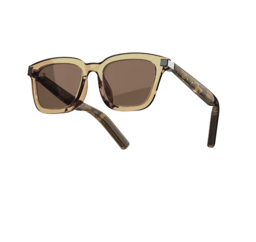 Luxury Fashion Smart Sunglasses Bluetooth Wireless Earbuds Speaker Phone Call Music Ai Assistant Color Changing Ai Smart Glasses