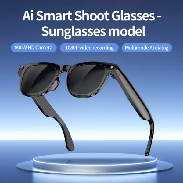 Audio Sunglasses M01pro High Tech 8 Megapixel Hd Camera Wearable Smart Eyeglasses Ai Multi Language Translator