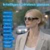 Windproof Smart Glasses For Driving Navigation Ai Audio Open Ear Headphones Bluetooth Calling Uv Protection Women Sunglasses