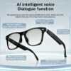 Smart Bluetooth Sunglasses Audio Glasses Music Hands-free Calls Blue Light Filtering Lenses Ai Voice Control Eyewear