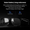 Ai Translation Smart Glasses Multi-functional Touch Control Ip65 Waterproof 100mah Battery Audio Eyewear