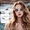 Ai Translation Smart Glasses Multi-functional Touch Control Ip65 Waterproof 100mah Battery Audio Eyewear