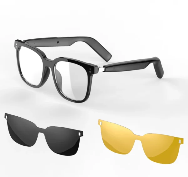 Ai Device Smart Glasses Music Play Control Sunglasses Smart Sunglass Glasses Earphones Earbuds Speaker Smart Glasses