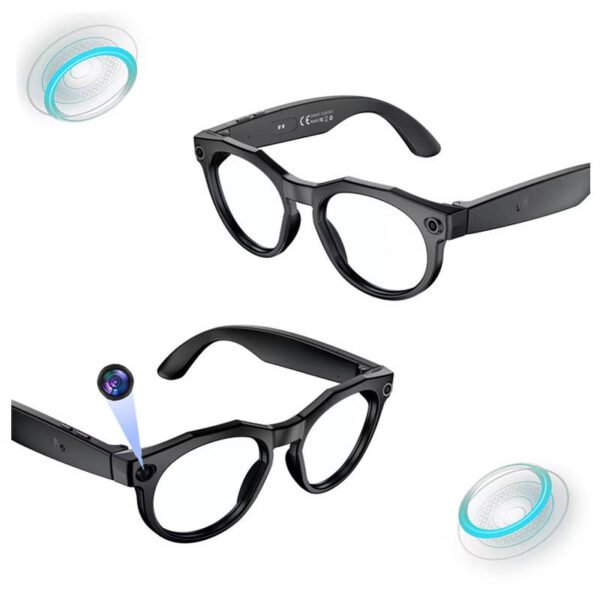 Hfe1ca7fa88a84bb49798dd19b3cd73a76-3.jpg_960x960q80-3.jpg Water-Resistant AI Camera Smart Glasses for Video & Bluetooth Calls