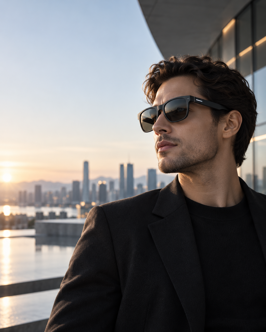 Modern smart eyewear lifestyle